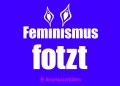 Sticker Feminismus fotzt
